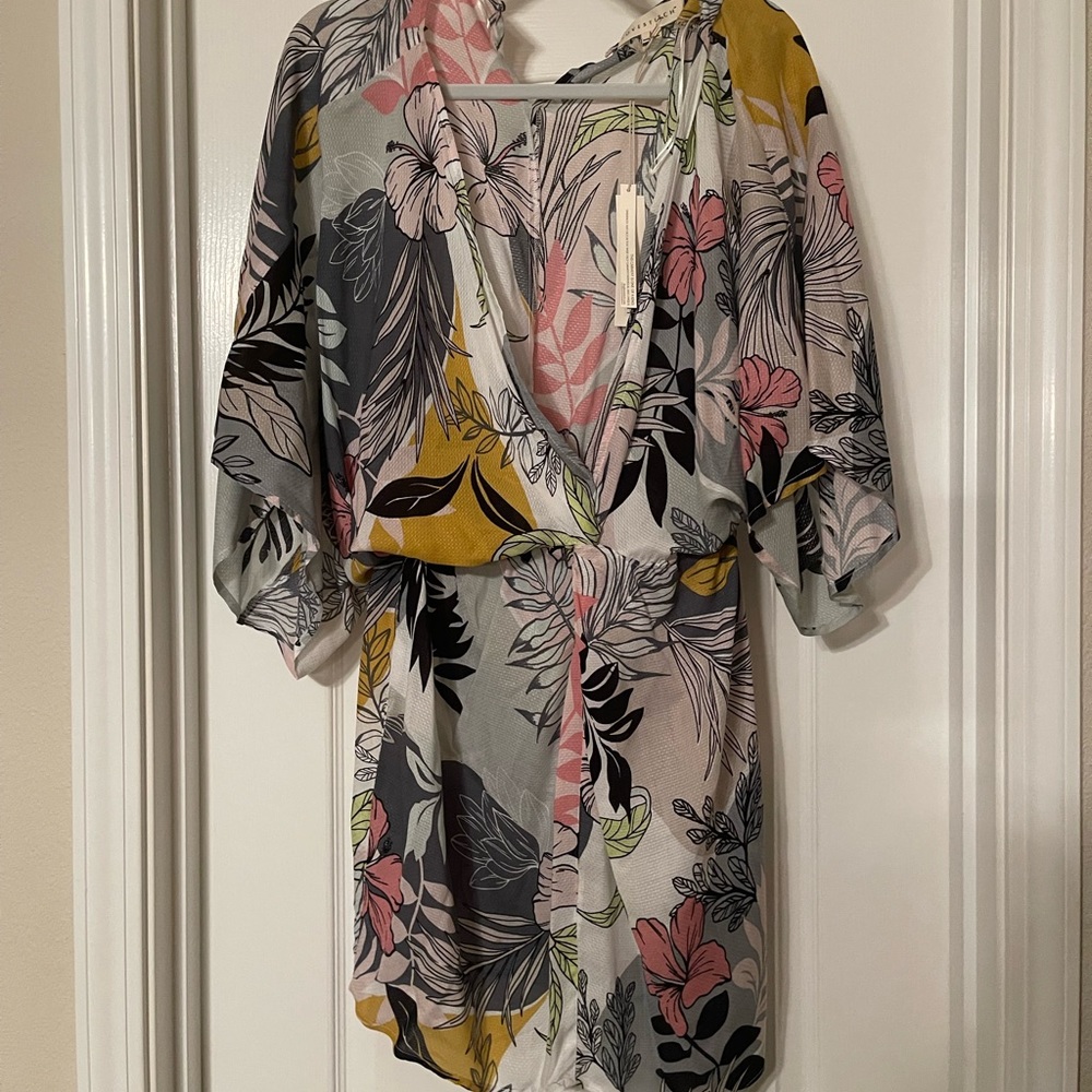 Lovestitch printed kimono dress NWT
